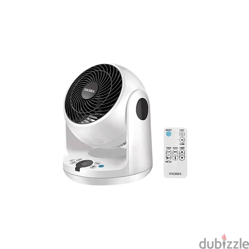 FOCHEA Air Circulation Fan with Remote Control, 3-Mode Cooler 0