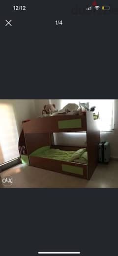 bunk bed new used 1 week