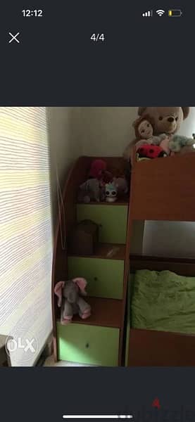 bunk bed new used 1 week 1