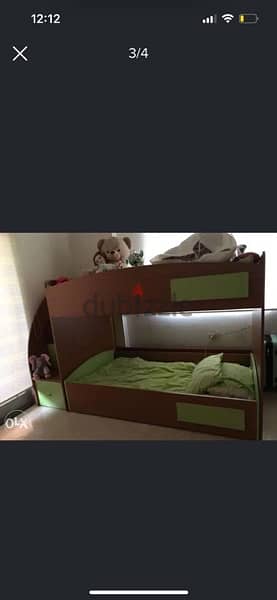 bunk bed new used 1 week 2