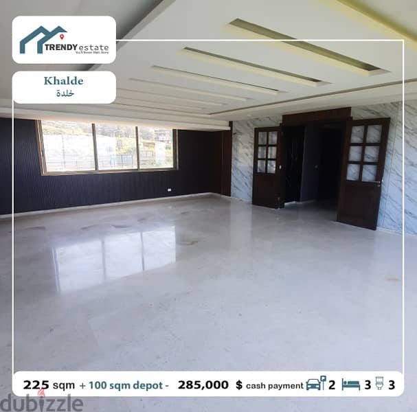 luxury apartment for sale in khalde شقة فخمة للبيع مع اطلالة على البحر 5
