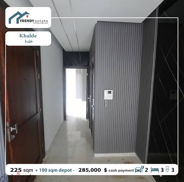 luxury apartment for sale in khalde شقة فخمة للبيع مع اطلالة على البحر 6