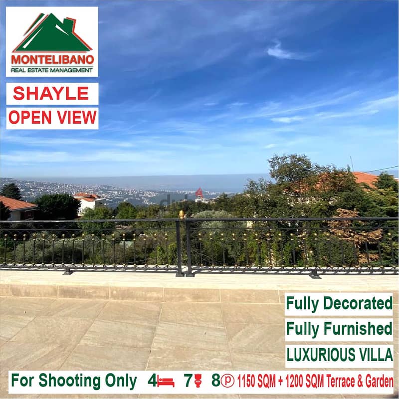 For Shooting Only!! Luxurious Villa For Rent In Shaile!! Open View!! 4