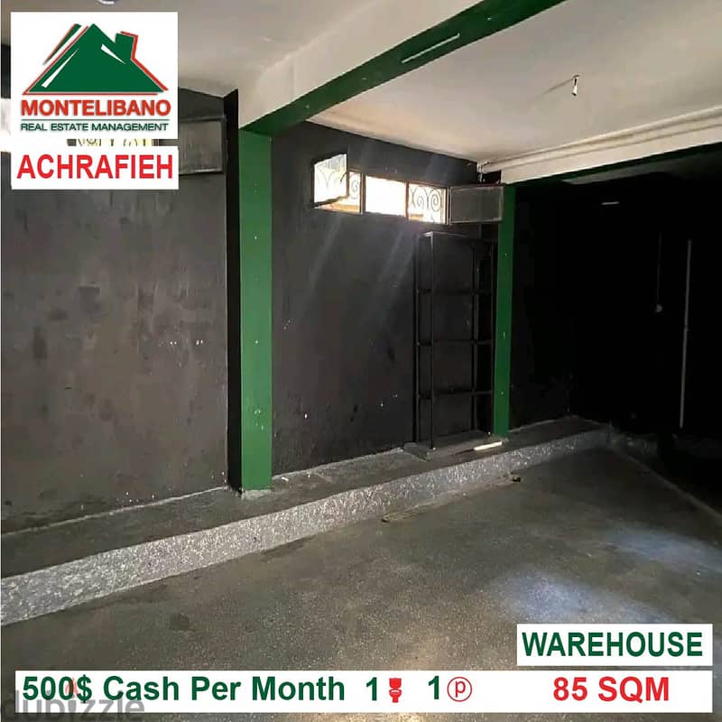 500$!! Warehouse for rent located in Achrafieh 1
