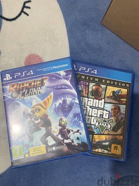 ps4 + gta 5 + ratchet&clank + 4 ps controllers ( delivery available ) 1