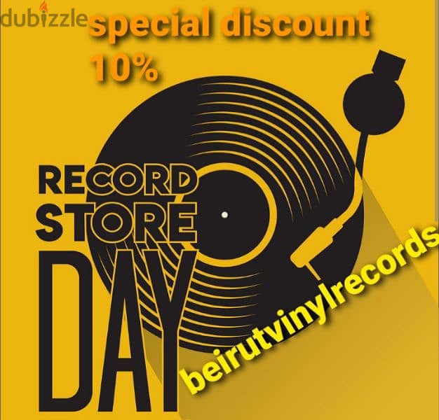 special discount  10 % on occasion of : vinyl record store day 0