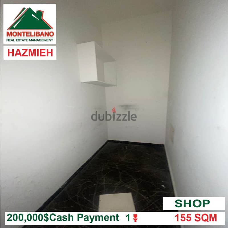 200000$!! Shop for sale located in Hazmieh 1