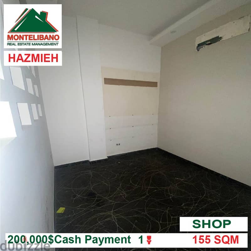 200000$!! Shop for sale located in Hazmieh 2