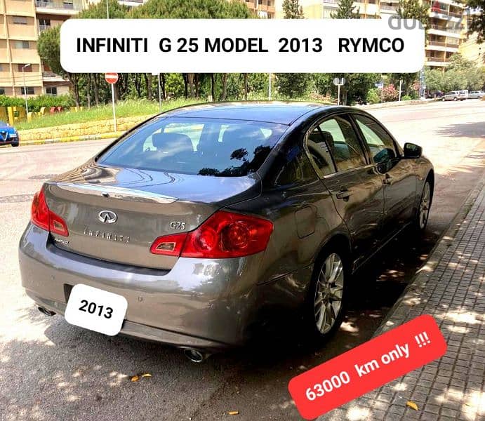 2013 Infinity G25 from RYMCO 63000 km only 5