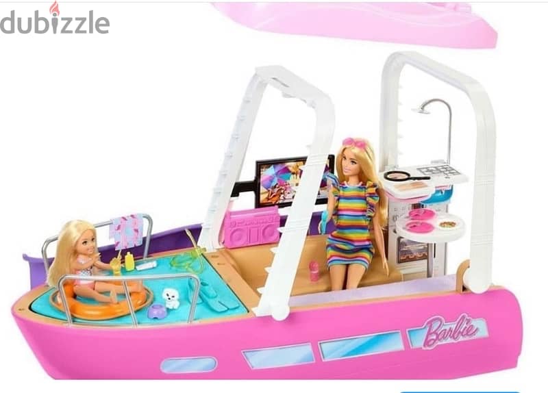 Barbie Boat with Pool and Slide, 1