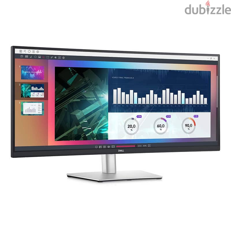 Dell P3421W 34” Ips 3.4k Type C | Curved Professional Monitor 3