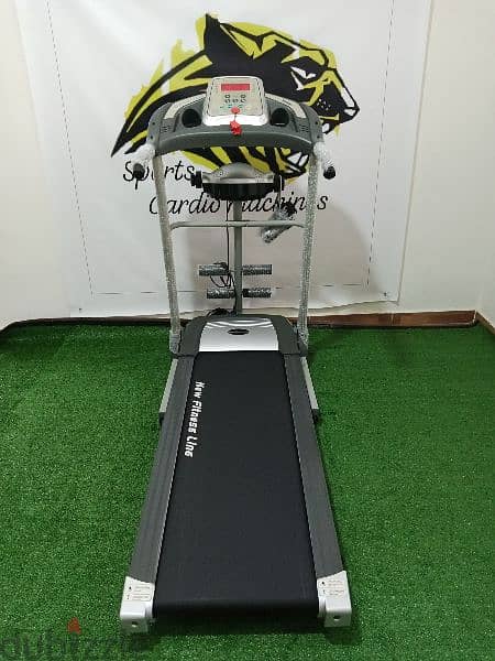 treadmill new fitness line 2hp motor power, vibration message 1