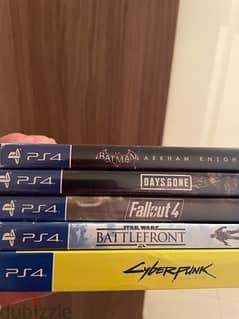 PS4 video games for sale ( used and excellent condition ) Ps 0