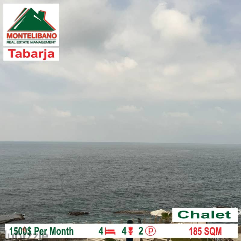 Chalet for rent in Tabarja!!! 2