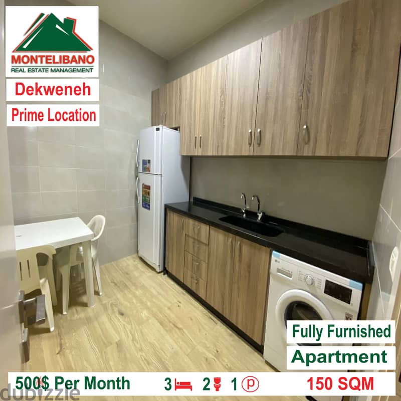 apartment for rent in Dekweneh!! 2