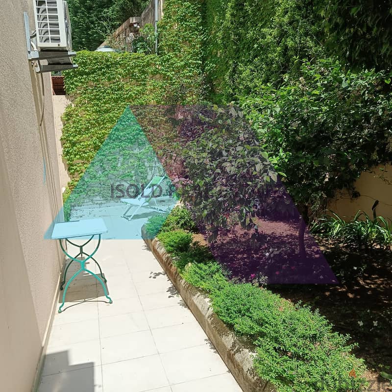 220 m2 apartment with 60m2 backyard garden for sale in Mazraat Yachoua 1