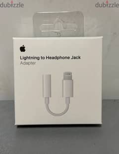 Apple lightning to headphone jack adapter 0