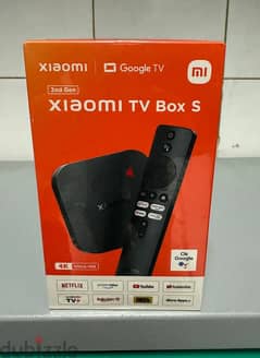 Xiaomi tv box s 2nd generation good & new price 0