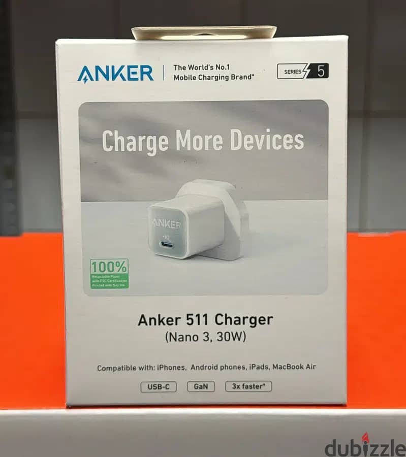 Anker 511 usb-c charger (Nano 3 , 30w) amazing & original price 1
