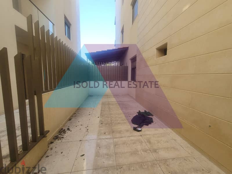 A 120 m2 apartment with 100 m2 terrace for sale in Dbaye 4
