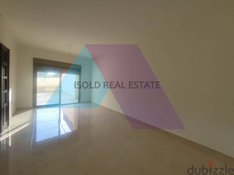 A 120 m2 apartment with 100 m2 terrace for sale in Dbaye 7
