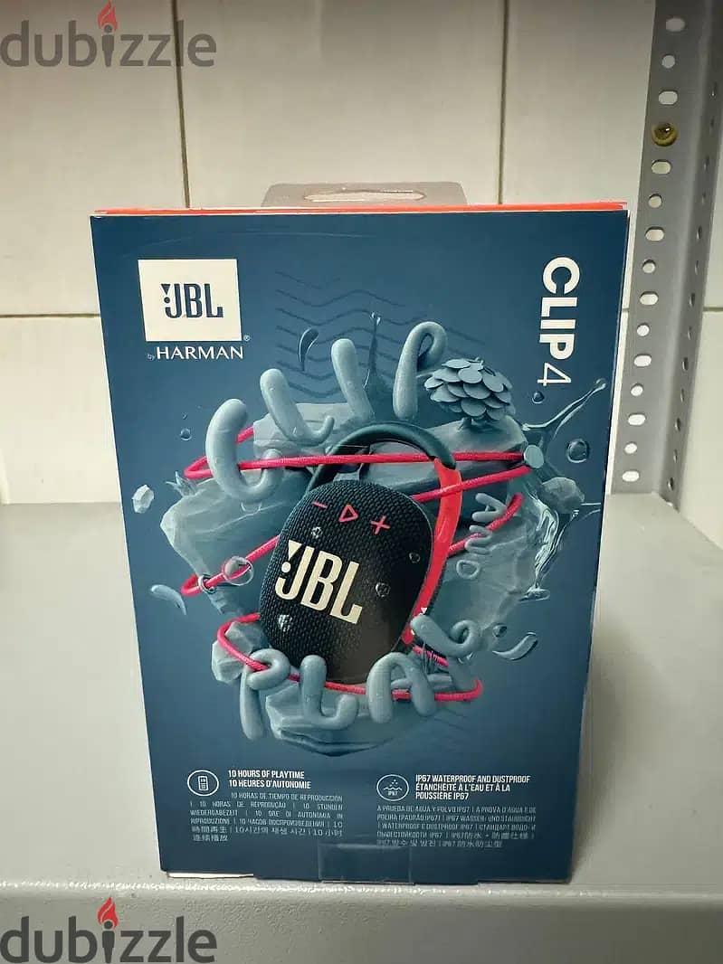 Jbl clip 4 blue+pink original & new price 1