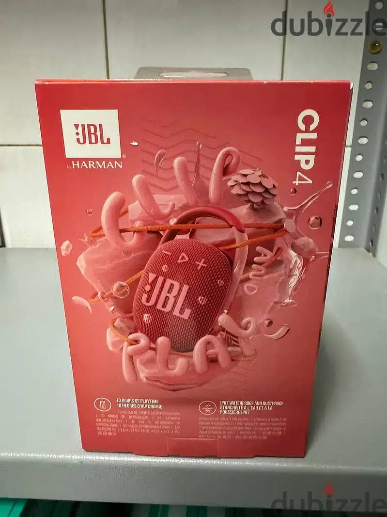 Jbl clip 4 red original and new offer 1