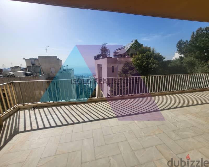 A 400 m2 GF apartment having an open mountain view for sale in Biyada 1