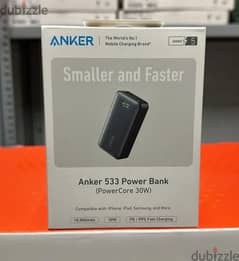 Anker 533 power bank (power core 30w) 10000mah black Exclusive & origi