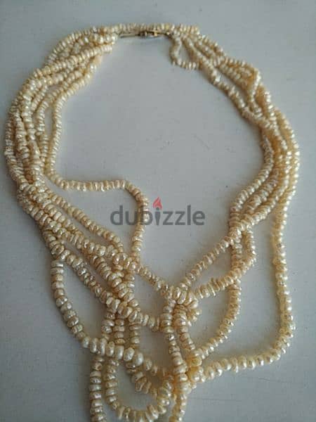 Five strand freshwater rice pearls necklace - Not Negotiable 1
