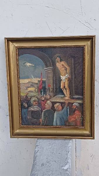 لوحة السيد المسيح، رسم زيتي اوروبية 1