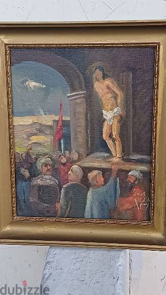 لوحة السيد المسيح، رسم زيتي اوروبية 4