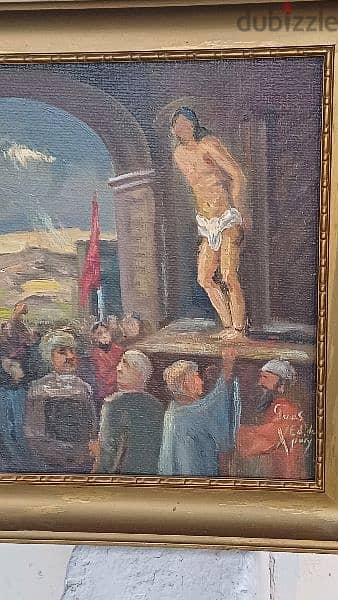لوحة السيد المسيح، رسم زيتي اوروبية 6