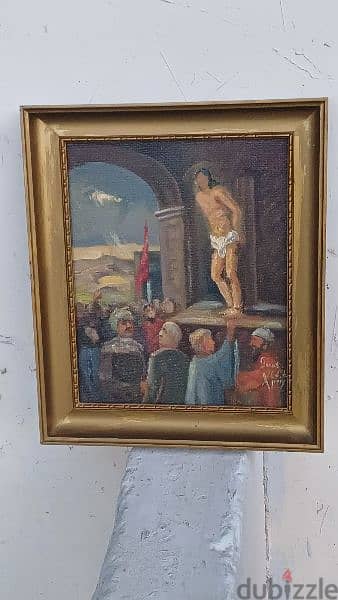 لوحة السيد المسيح، رسم زيتي اوروبية 9