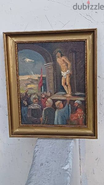 لوحة السيد المسيح، رسم زيتي اوروبية 10