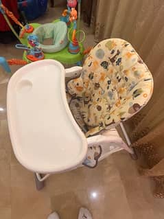 2car seat joie ,high chair,bed time all for 88$