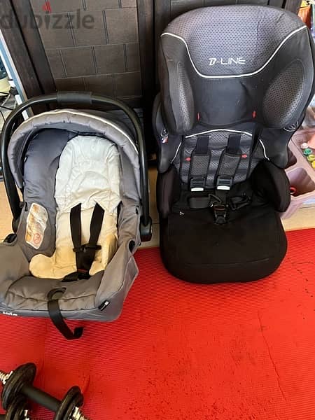 2car seat joie ,high chair,bed time all for 88$ 2
