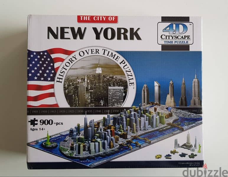 Puzzle 900 pcs 4D (The City of NEW YORK) 0
