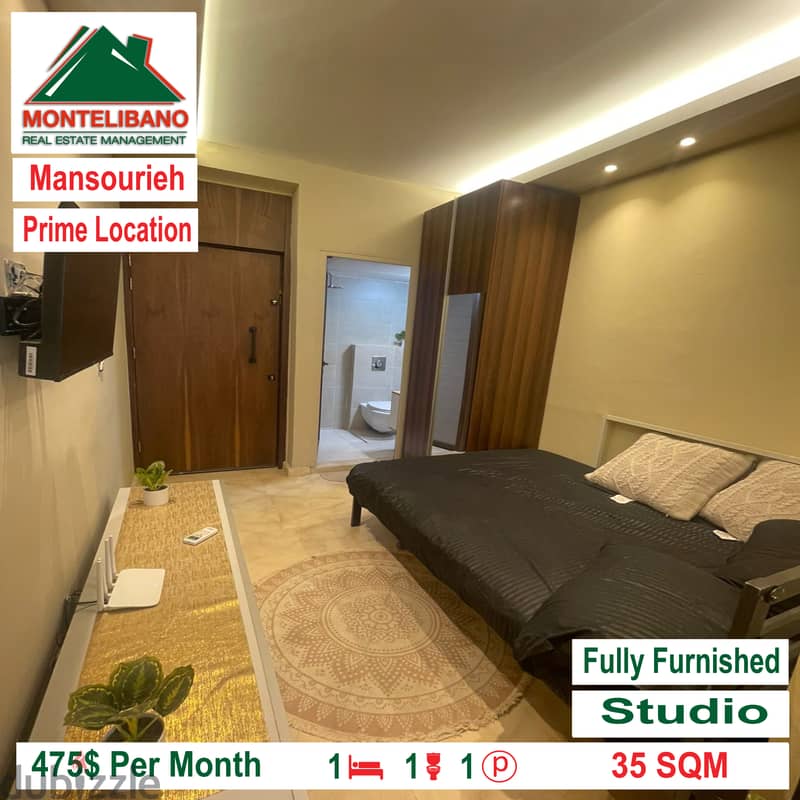Studio for rent in Mansourieh!! 2