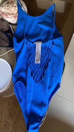 zara blue bodysuit