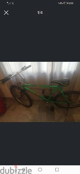 bike green size 26 3
