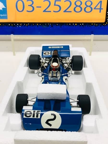 1/18 diecast F1 Tyrrell 003 Jackie Stewart world Champion 1971 12