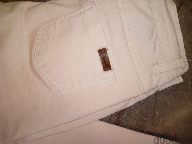 new crillus Paris jeans , bordeau et rose clair, 8 years 3