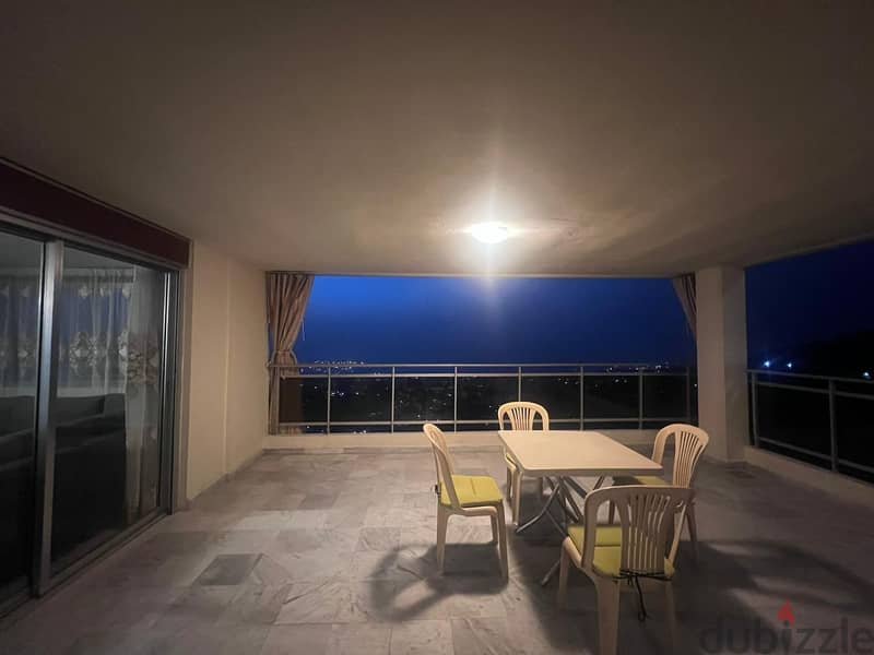 Sea View | Furnished apartment with terrace for rent in Ain Saadeh 4