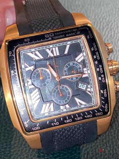 GUESS GC 35503GA Square ROSE GOLD CHRONO