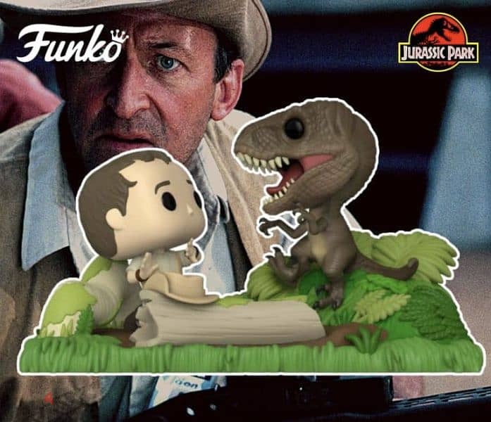 POP (Moment)
Jurassic Park 
Muldoon Raptor Hunt 1204 Original Funko 2