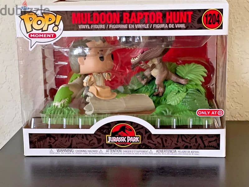 POP (Moment)
Jurassic Park 
Muldoon Raptor Hunt 1204 Original Funko 5