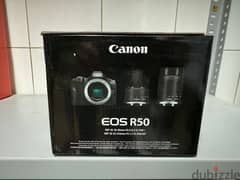 Canon EOS R50 RF-S 18-45mm F4.5-6.3 IS STM/RF-S 55-210mm F5-7.1 IS STM