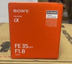 SONY FE 35mm F1.8 Lens 0