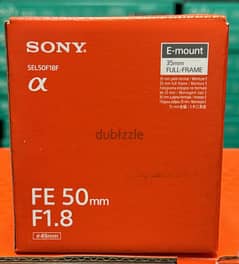 Sony FE 50mm F1.8 Lens 0